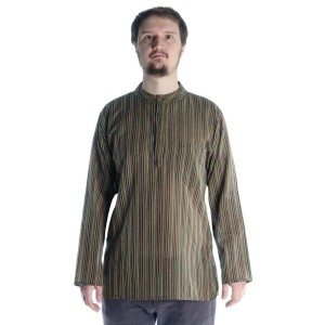 Kurta Shirt green striped