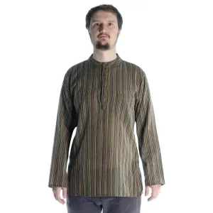 Kurta Shirt green striped