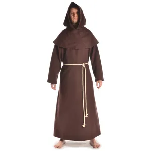 Medieval Monk's Robe with individual hood