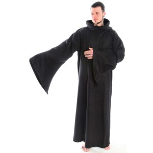 Medieval Monk's Robe woollen felt open 2