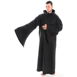 Medieval Monk's Robe woollen felt open 2