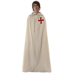 Medieval Cloak with red cross