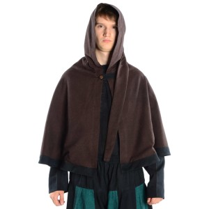 Medieval Hood with Liripipe and medium cape