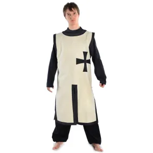 Medieval Short Tabard with Templar cross