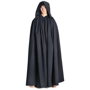 Medieval Cloak with hood wide