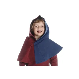 Mittelalter Kapuze aus Baumwolle in schwarz, gruen, braun, blau, natur-beige und rot
