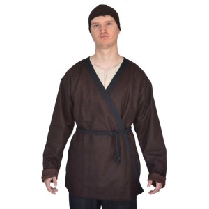 Medieval Viking Coat - brown felt