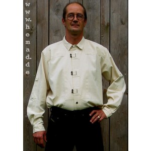 Traditional Shirt Salzach offwhite/blue