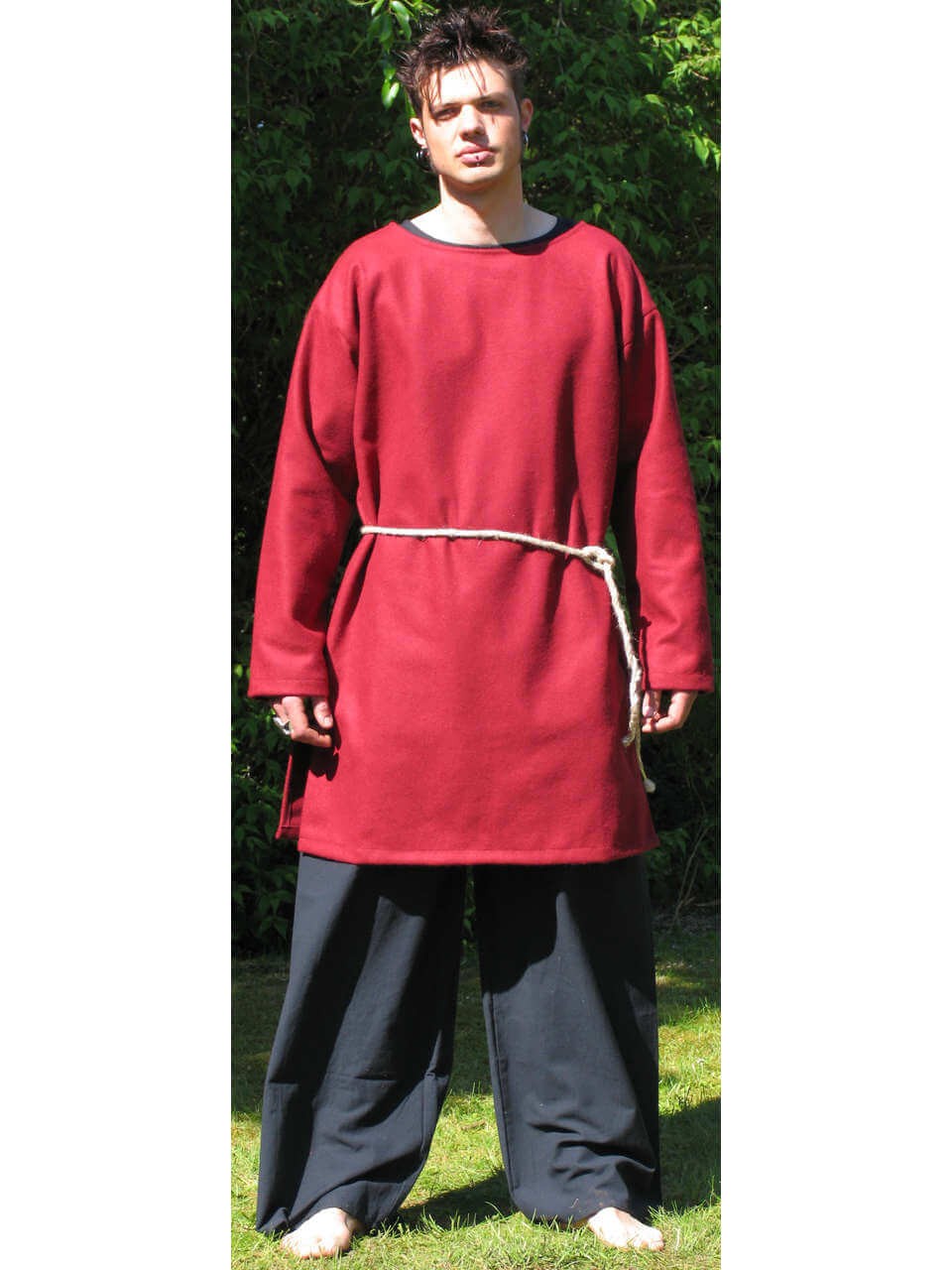 Medieval Tunic in felt medium lenght