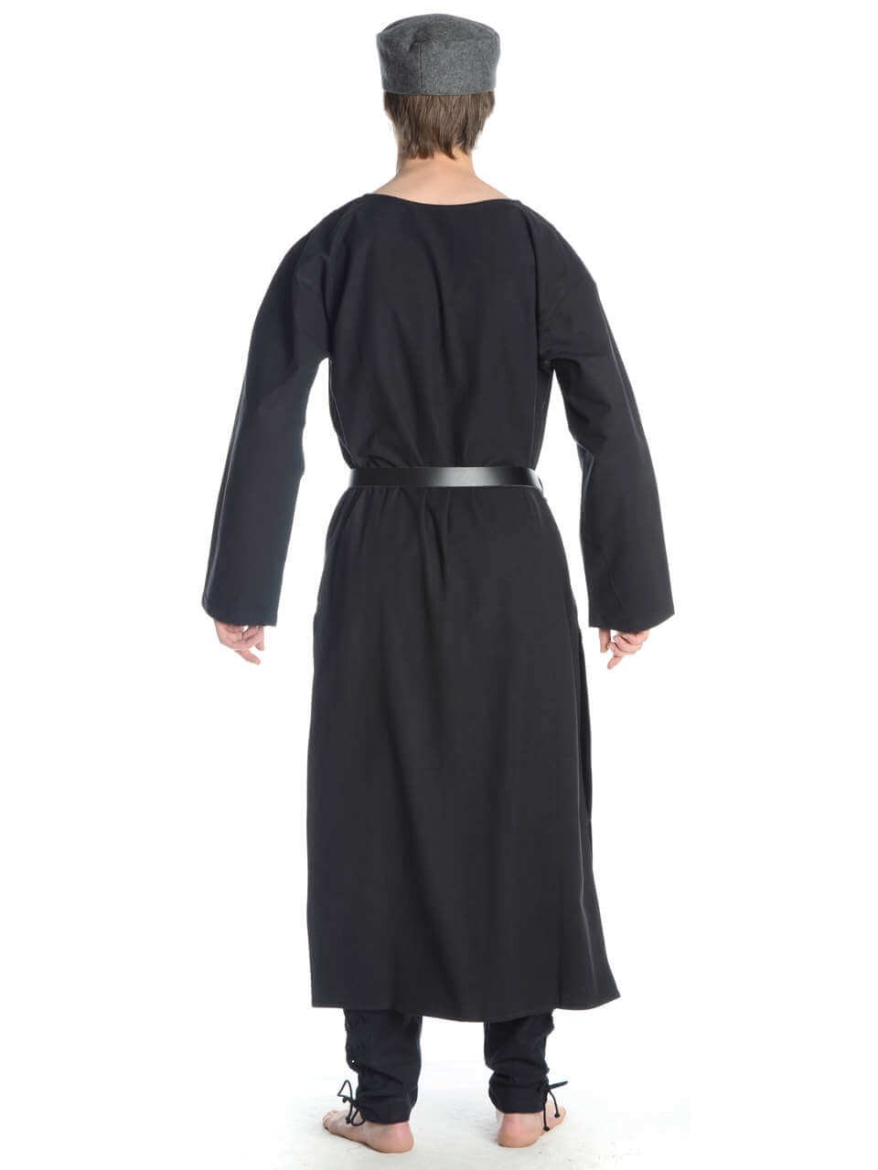 Medieval Long tunic with round collar