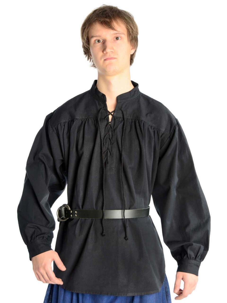 Medieval Shirt with stand-up collar