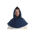 Mittelalter Kapuze aus Baumwolle in schwarz, gruen, braun, blau, natur-beige und rot