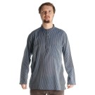 Kurta Shirt blue-white striped