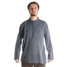 Kurta Shirt blue-white striped