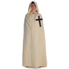 Medieval Cloak with black cross