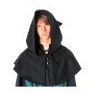 Medieval Hood felt with open front