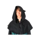 Medieval Hood felt with open front