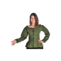 mittelalter bluse trompetenärmel