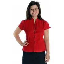 mittelalter bluse trompetenärmel