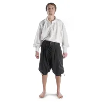 Medieval Viking trousers with strings - short