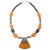 Medieval Viking Necklace amber