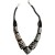 Medieval Viking Necklace Yak Horn black-white