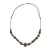Medieval Viking Necklace Resin green 1
