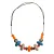 Medieval Viking Necklace Resin multi colored 6
