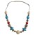 Medieval Viking Necklace Resin multi colored 7