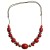 Medieval Viking Necklace Resin red 12