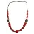 Medieval Viking Necklace Resin red 13