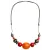 Medieval Viking Necklace Resin red 17