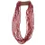 Medieval Viking Necklace 10-row red