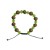 Viking Bracelet with Mosaic Stones Green