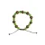Viking Bracelet with Mosaic Stones Green