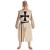 Medieval Tabard beige with black cross 