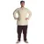 Medieval short Tunic with V-shaped collar 