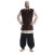 Medieval doublet felt green/red/brown