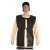Medieval doublet felt brown open