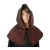 Medieval hood with open front