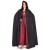 Medieval cloak in black velvet