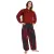 Two-color trousers for ladies