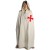 Medieval Cloak with red cross -wide