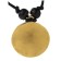 Wikinger Halskette Sinthgunt mit Kreis Anhänger 3,5 cm Detailansicht