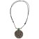 Wikinger Halskette Sunna mit Spirale (6 cm) in Bunt Frontansicht