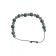 Mittelalter Armband Iblis mit Mosaiksteinen aus Messing-Glassteine in Perlmutfarben-Türkis Frontansicht 3