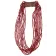 Mittelalter Halskette Olimpia Korallen-Design aus Resin in Rot Frontansicht