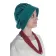Mittelalter Halskette Olimpia Korallen-Design aus Resin in Rot Seitenansicht