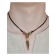 Wikinger Halskette Birkhilt mit Talisman Phurpa aus Messing in Goldgelb Frontansicht 2