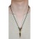Wikinger Halskette Birkhilt mit Talisman Phurpa aus Messing in Goldgelb Frontansicht 3